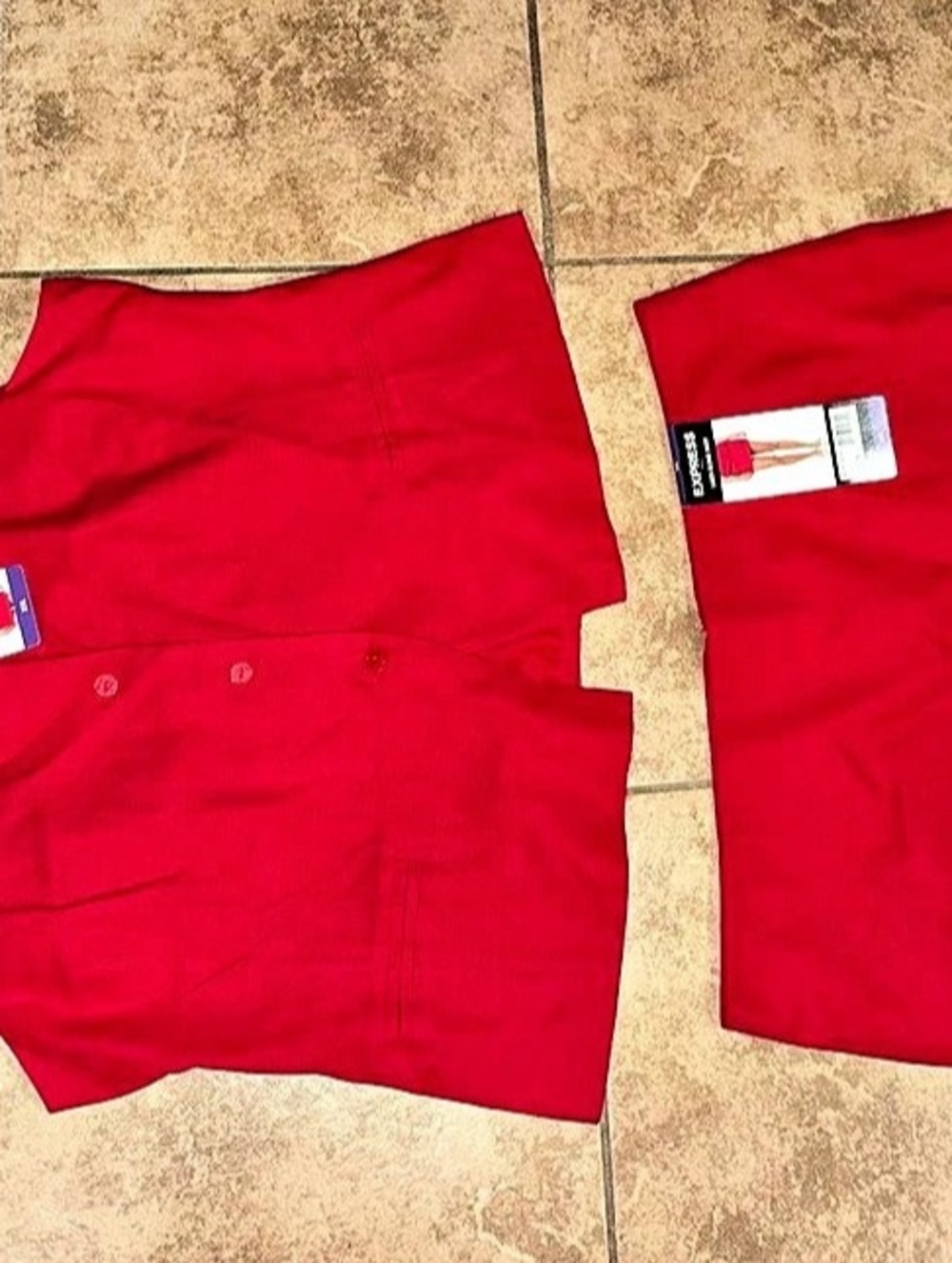 Express Red Mini Skirt Size 2X NWT